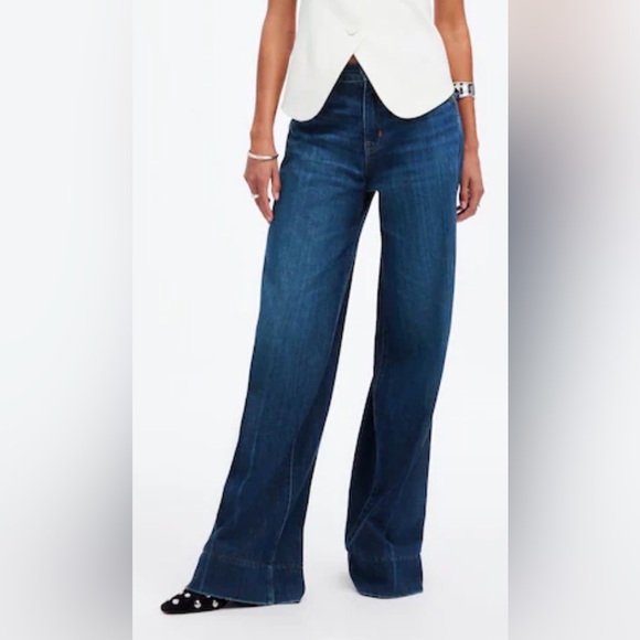 NWOT Madewell Superwide-Leg Jeans: Softdrape Denim Edition